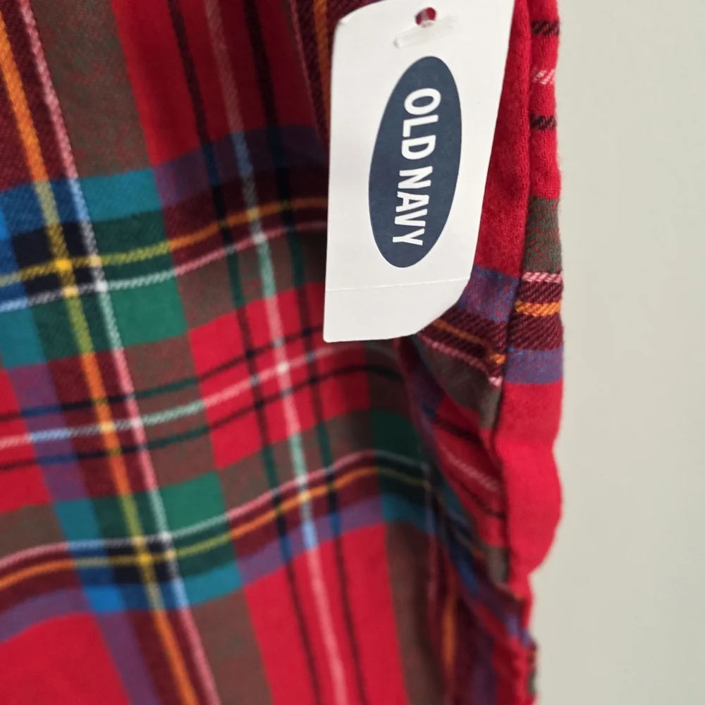 NWT Old Navy Size XL Plaid Red Sleepwear Pants - Picture 4 of 6